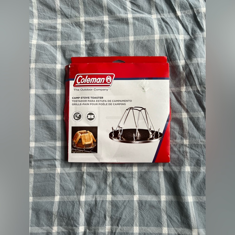 Coleman Silver Camp Stove Toaster